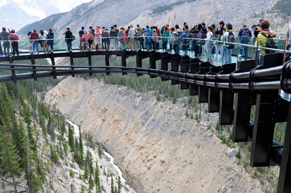 the Glacier Skywalk